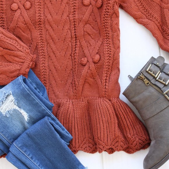 Parker Peplum Sweater - Picture 5 of 5